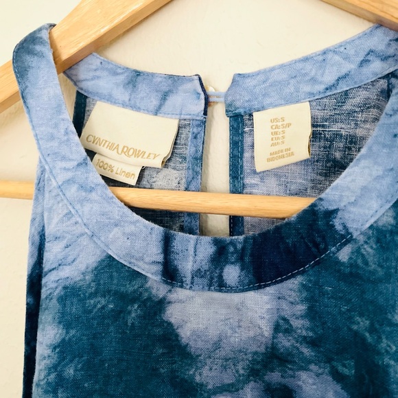 Cynthia Rowley 100% linen dress - Picture 3 of 5